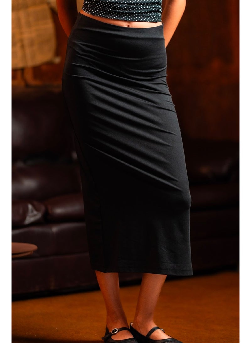 كنزه جيبة بفتحة جانبية - Image 2